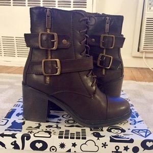 Brand new Bamboo Ankle Combat Boots
